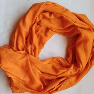 COTTON SCARF ORANGE COLOR